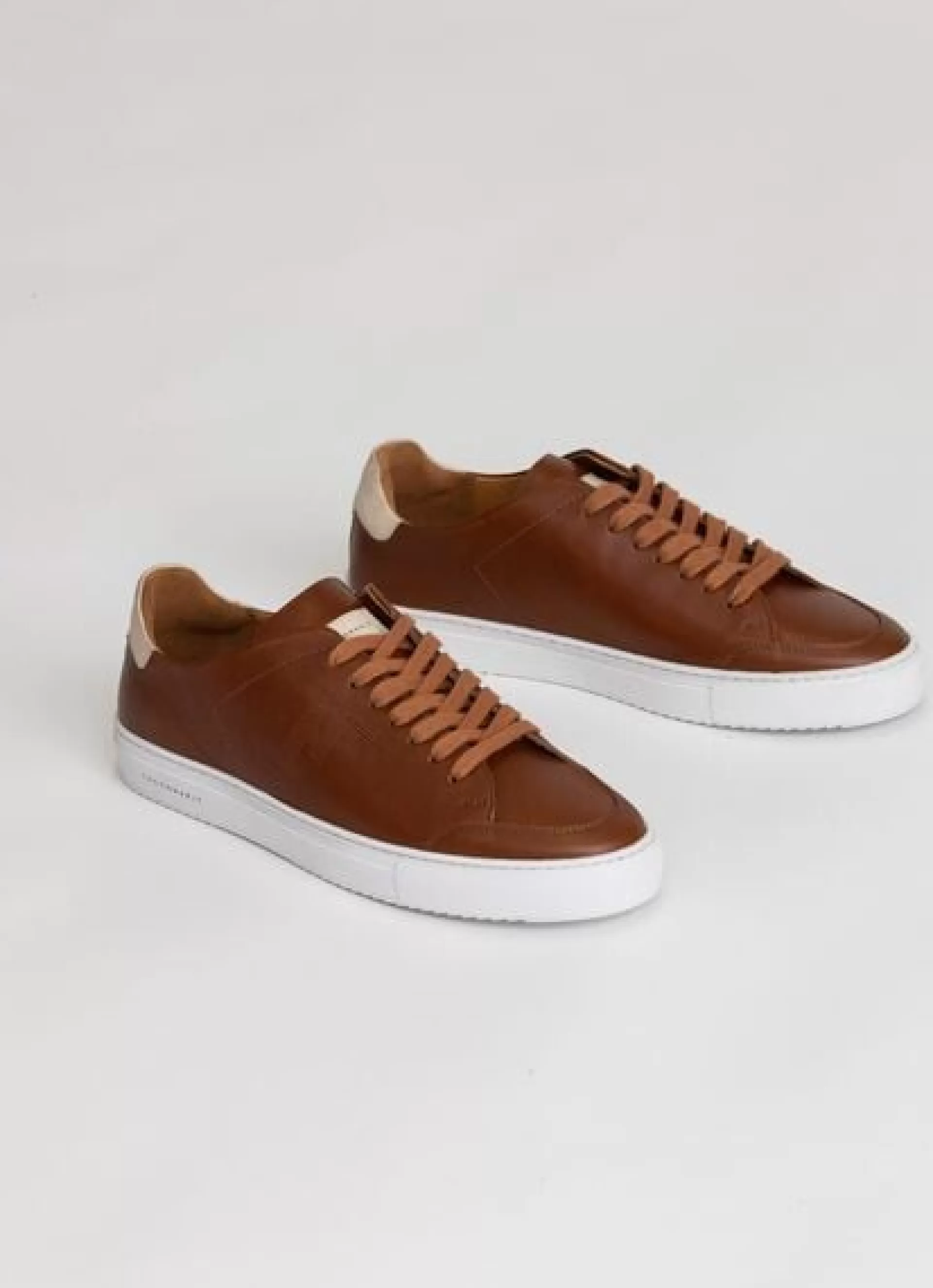 Sneakers>Façonnable Baskets En Cuir Sculpture