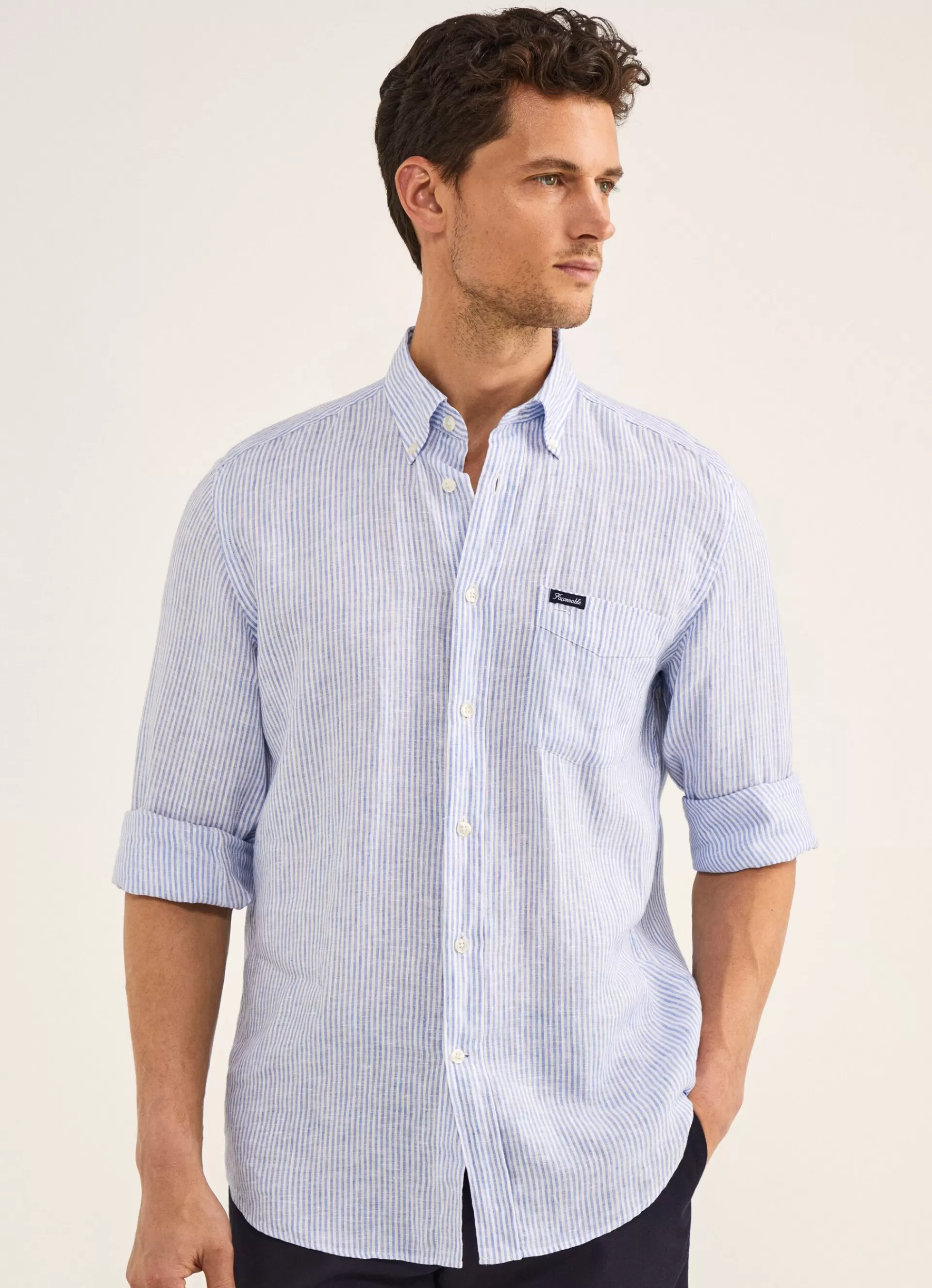 Chemises>Façonnable Chemise Rayee Multi