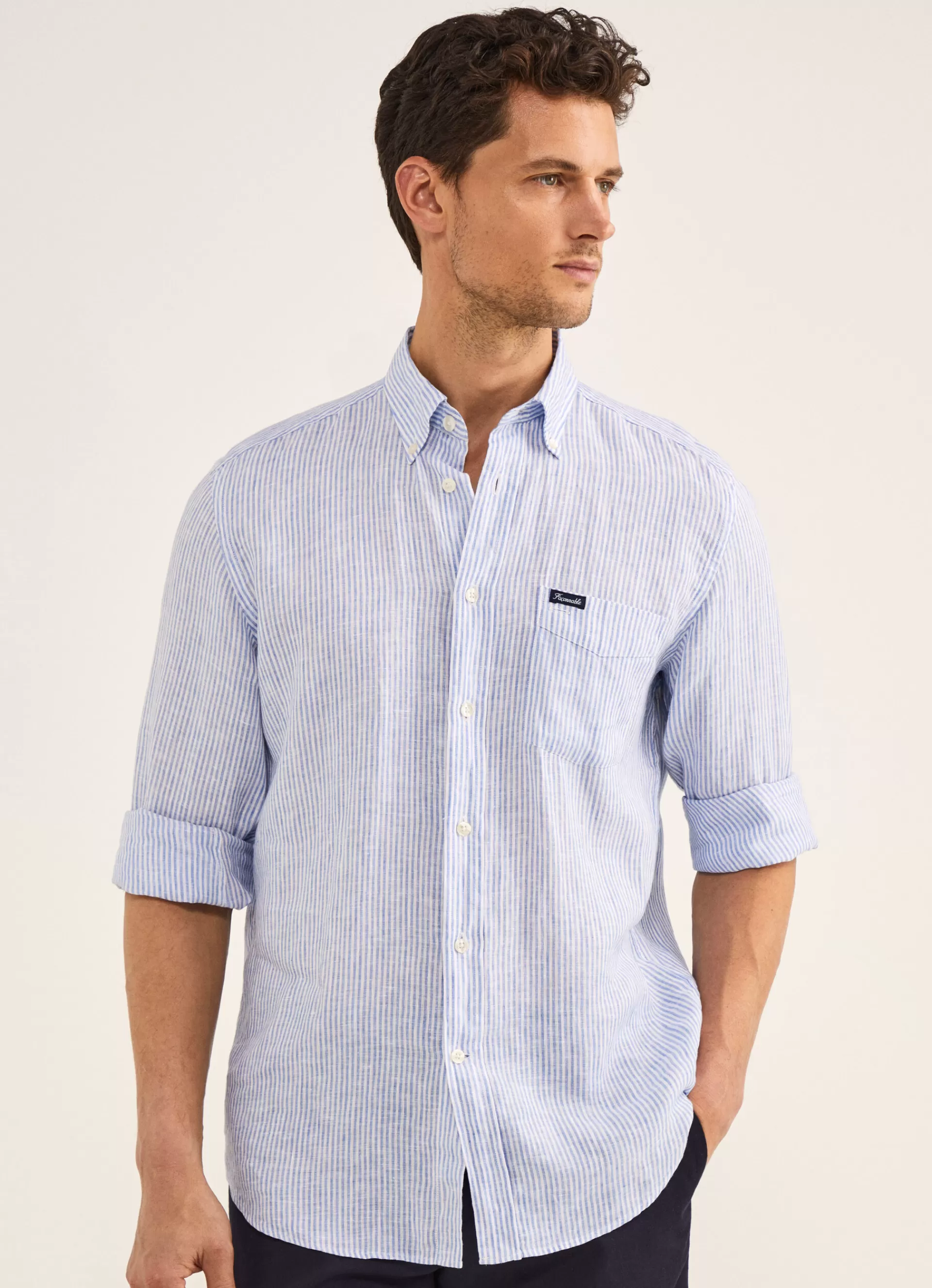 Chemises>Façonnable Chemise Rayee Multi
