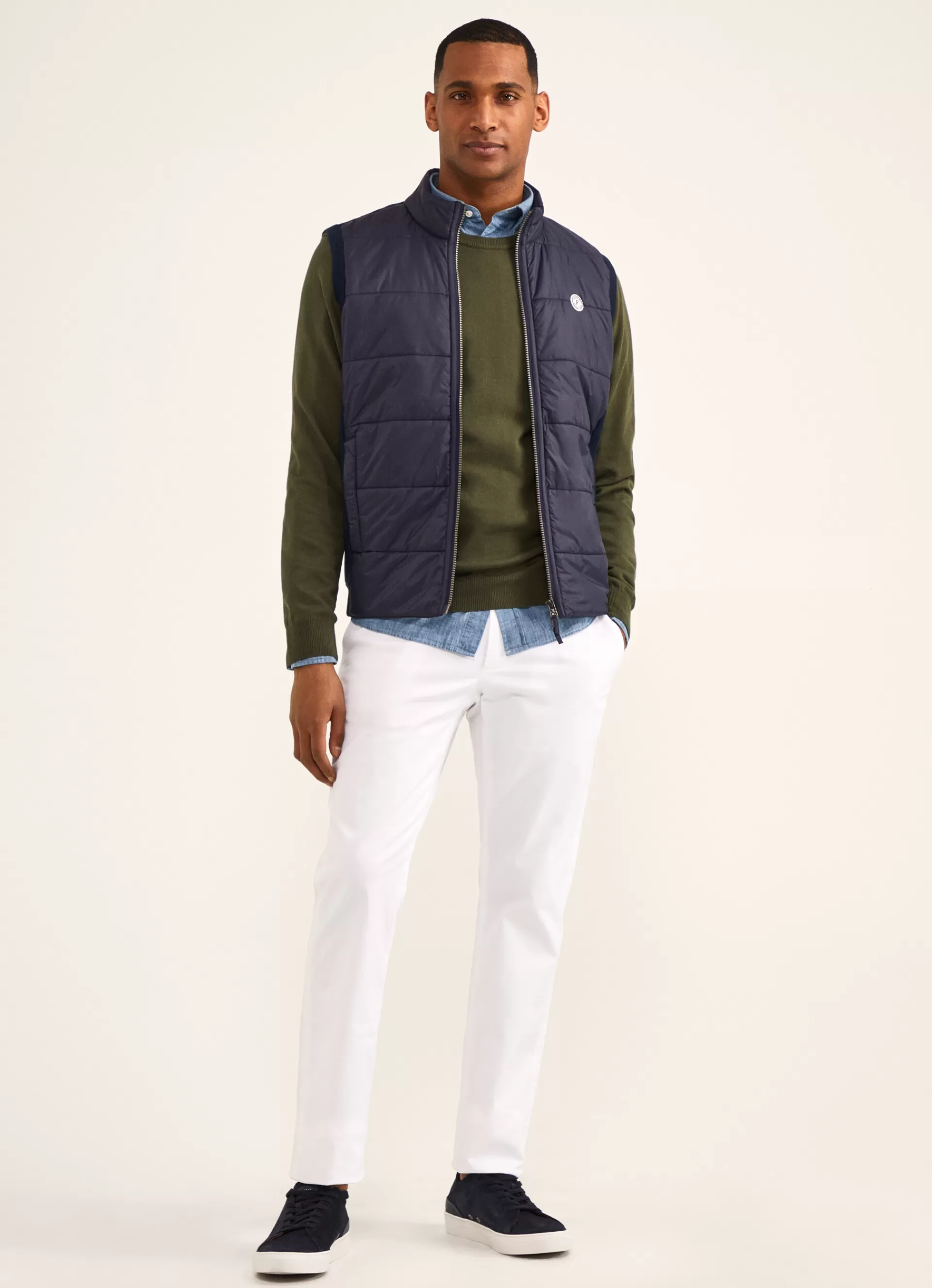 Manteaux Et Blousons>Façonnable Gilet Rembourre Marine