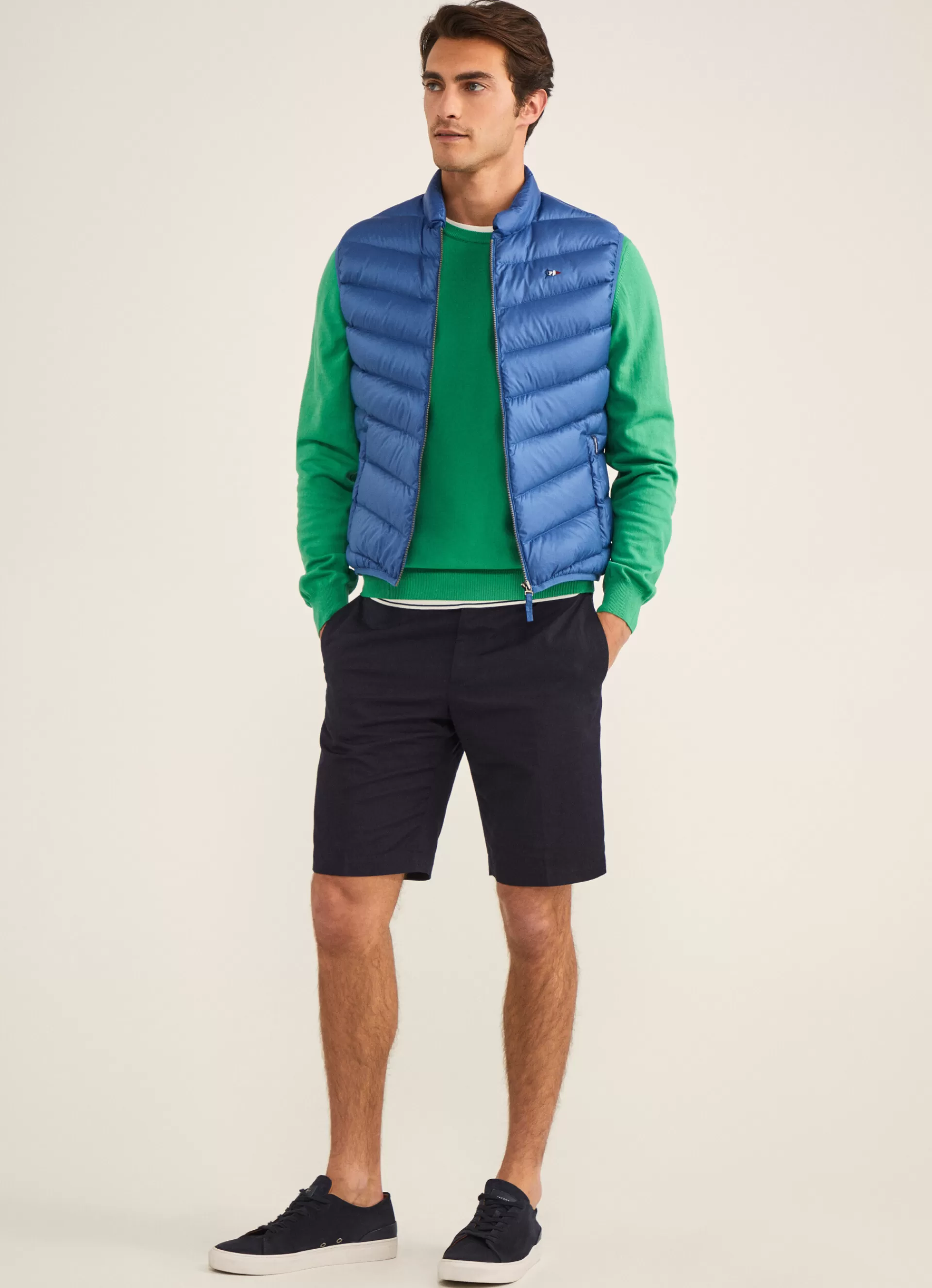 Manteaux Et Blousons>Façonnable Gilet Rembourre Blue