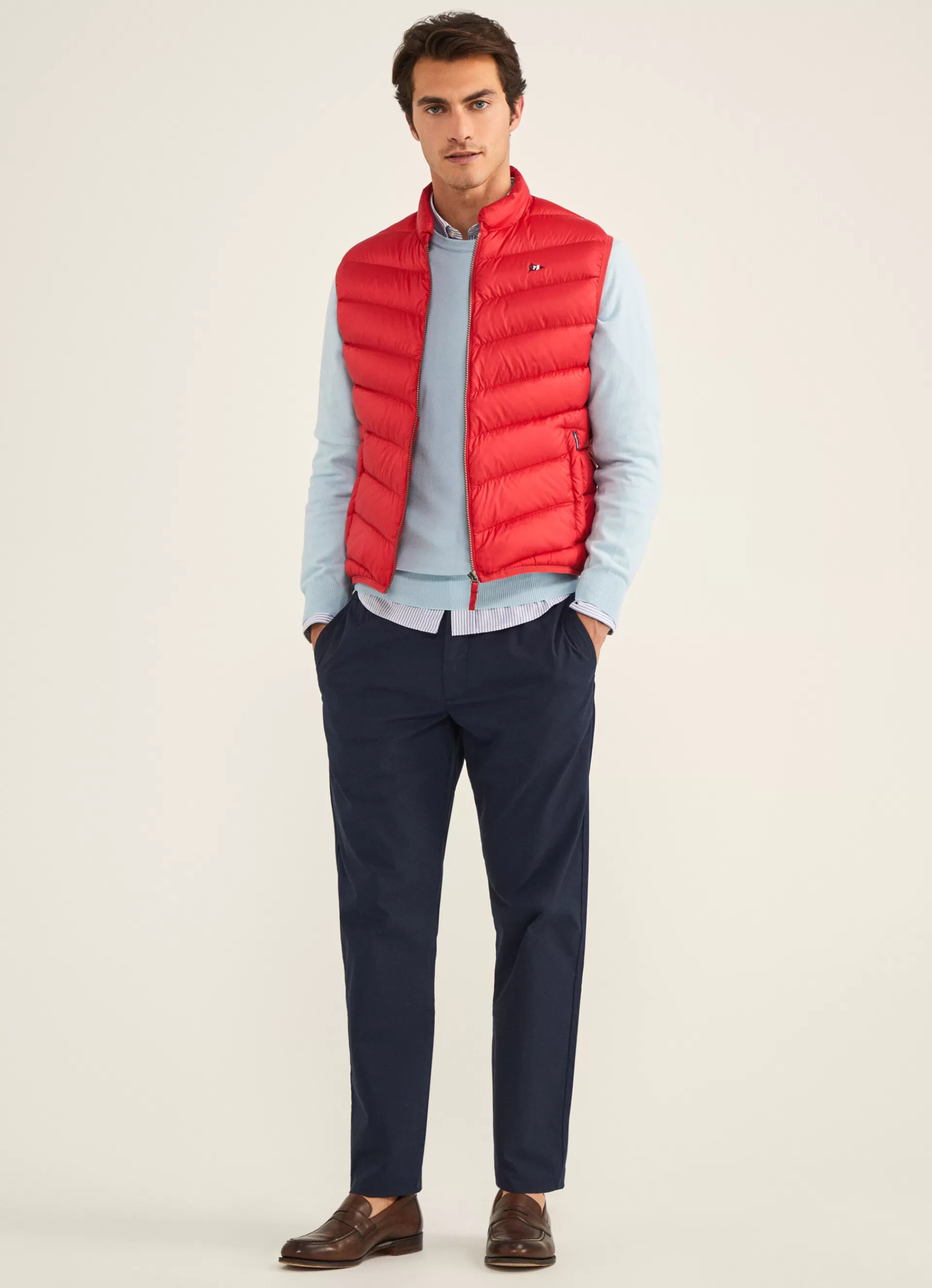 Manteaux Et Blousons>Façonnable Gilet Rembourre Mars Red
