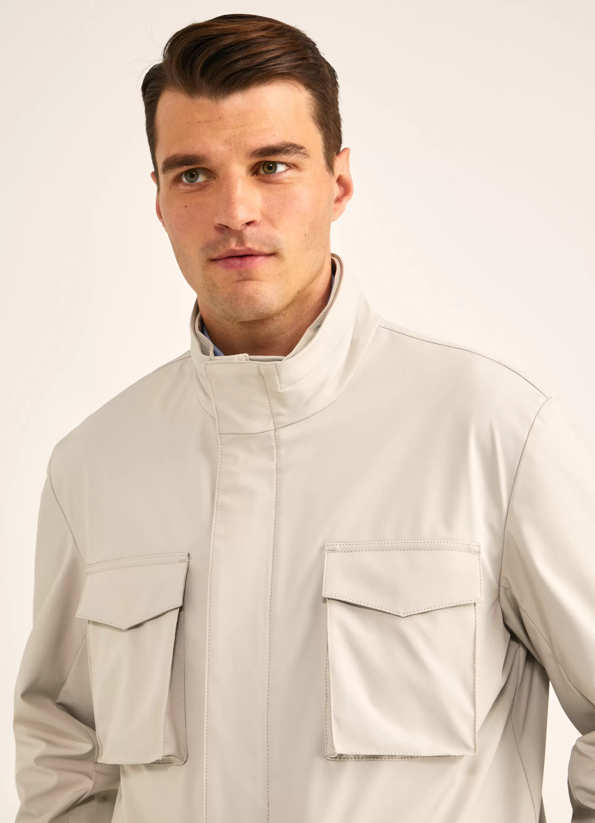 Manteaux Et Blousons>Façonnable Impermeable Etanche Off White