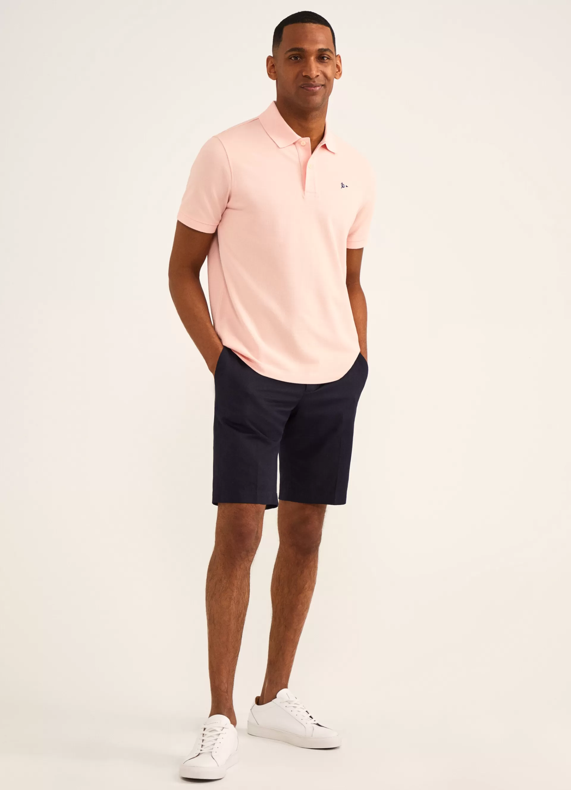 Polos>Façonnable Polo En Pique Pink
