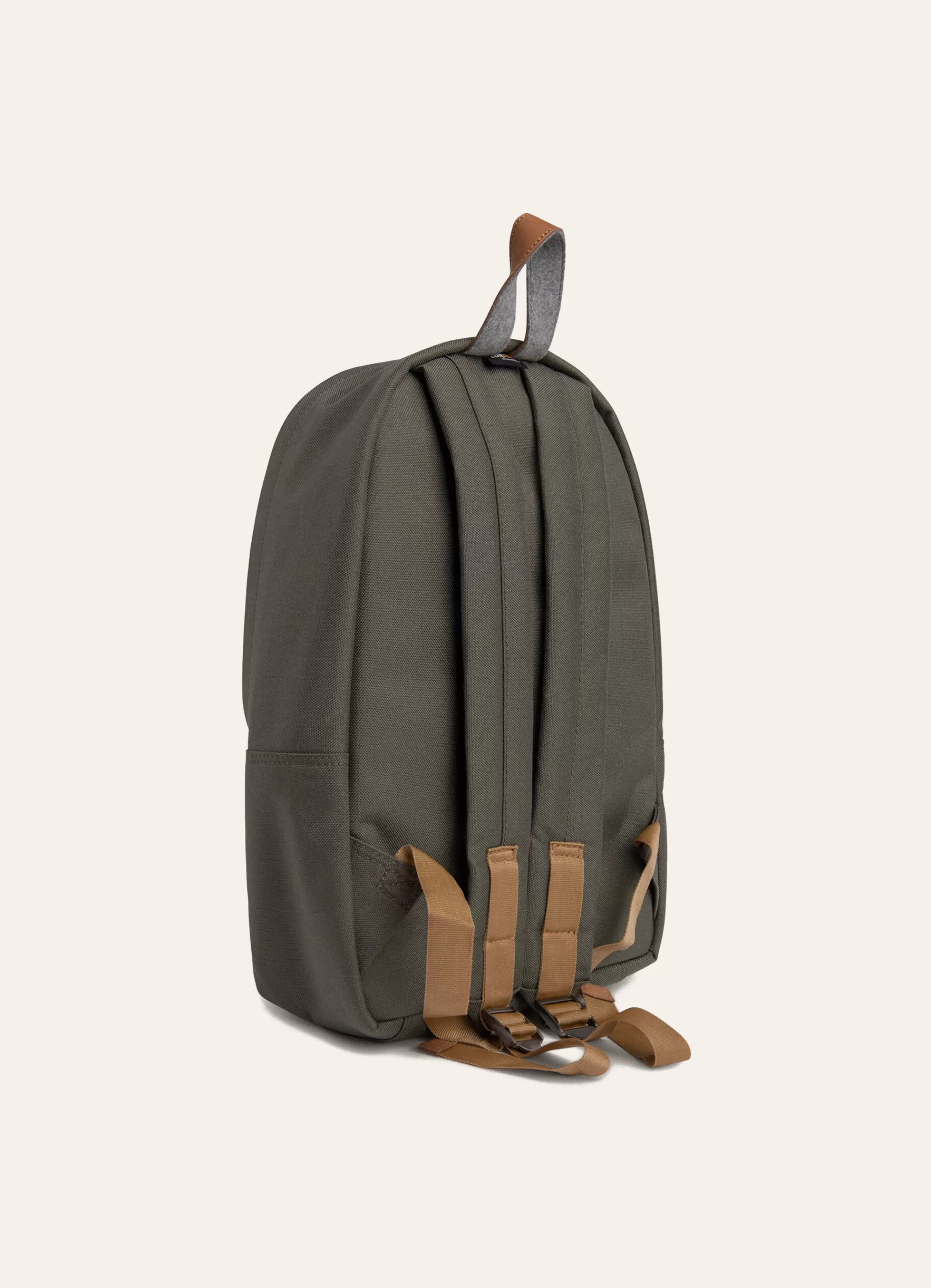Sacs>Façonnable Sac A Dos En Cuir Khaki Green