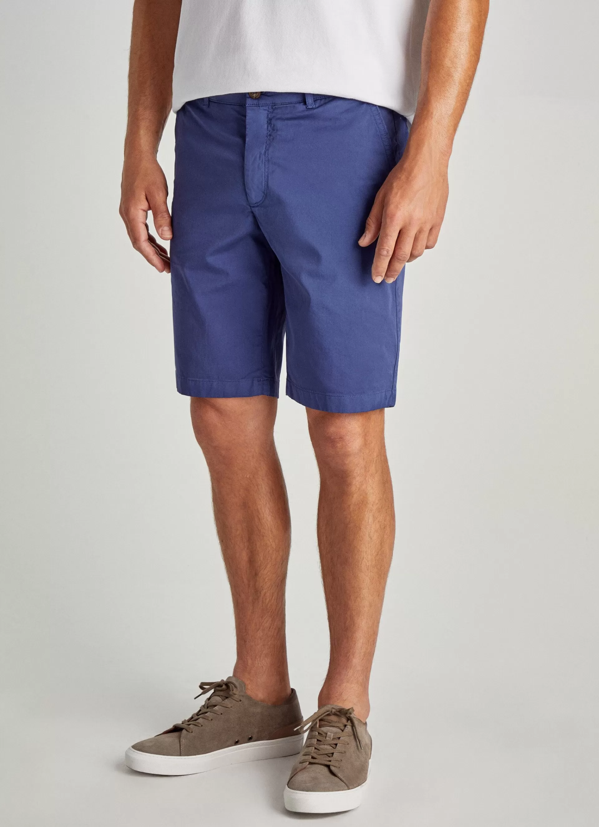 Pantalons>Façonnable Short En Coton Pop Blue