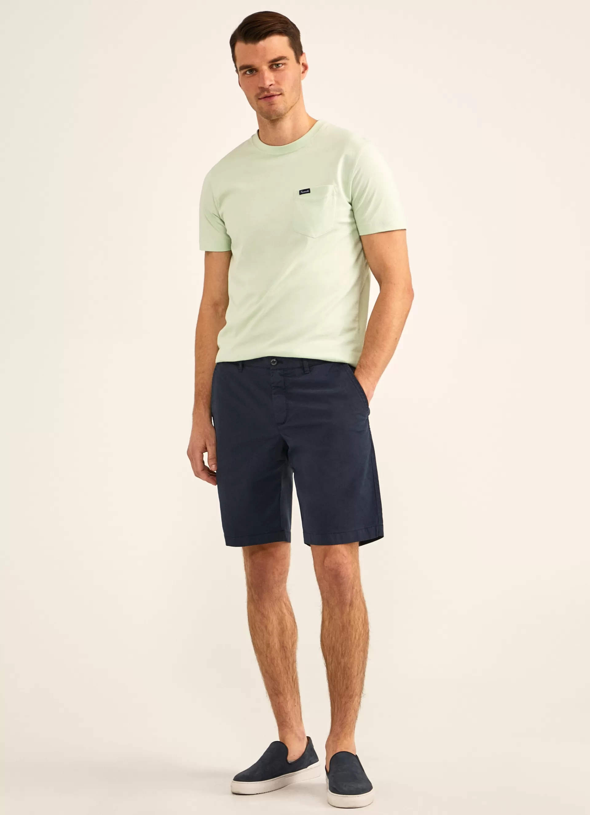 T-Shirts>Façonnable T-Shirt A Poche Light Green
