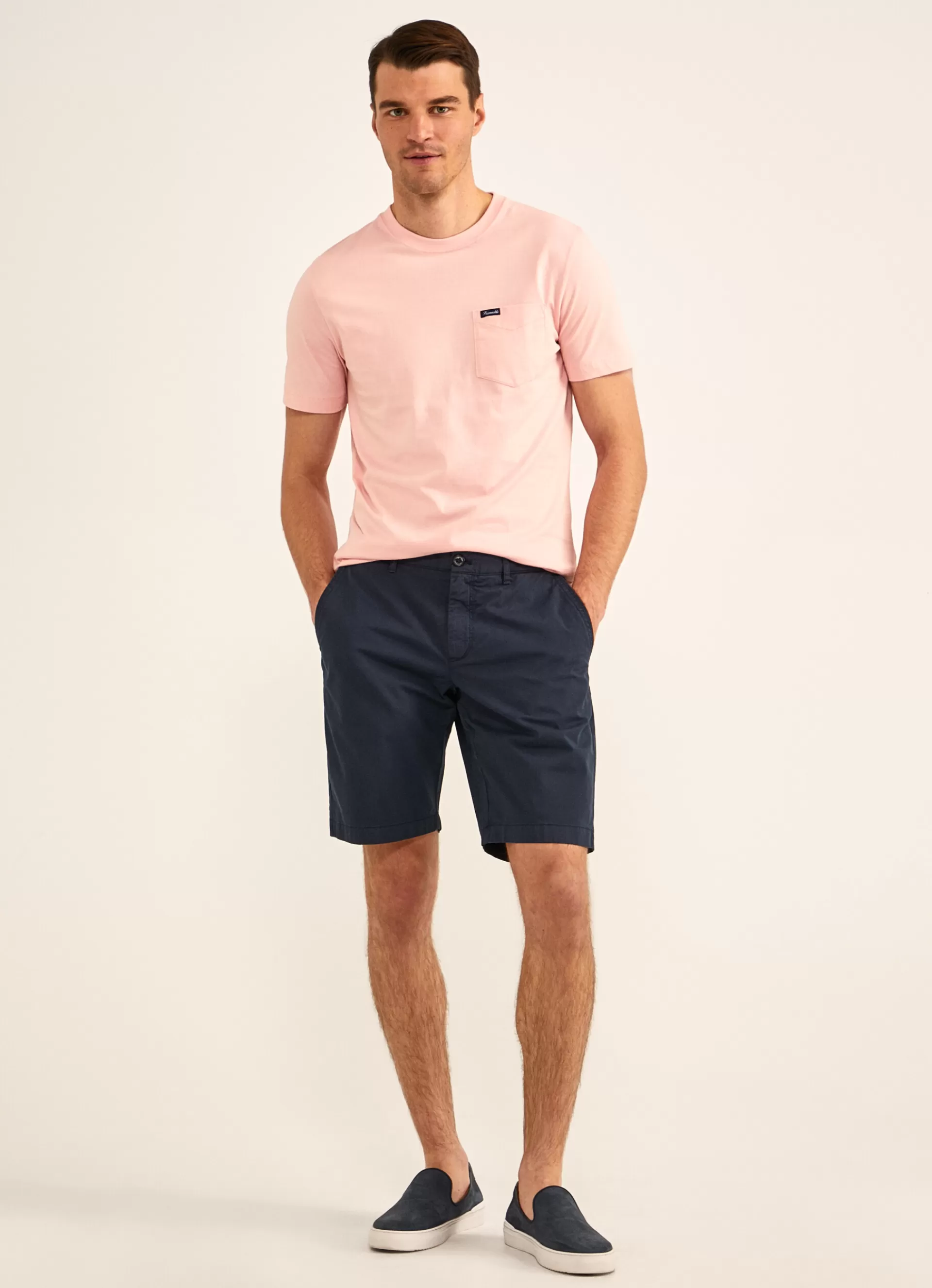 T-Shirts>Façonnable T-Shirt A Poche Pink