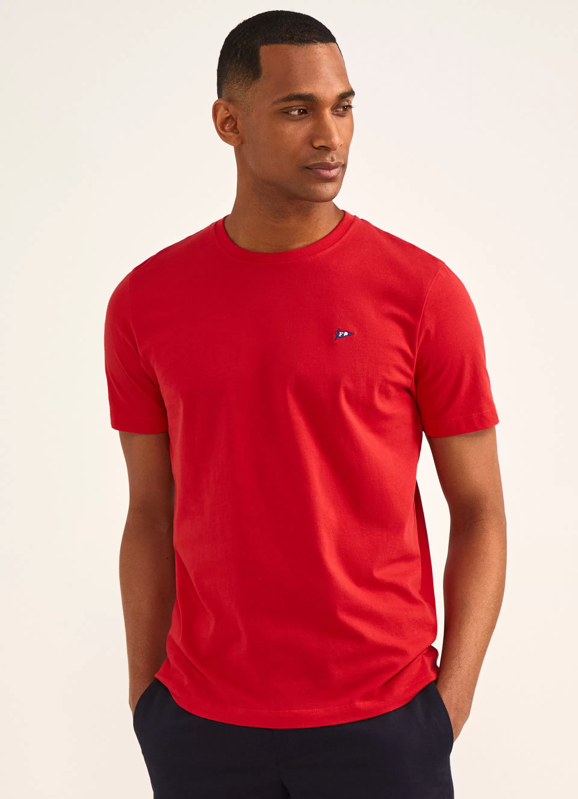 T-Shirts>Façonnable T-Shirt En Coton Mars Red