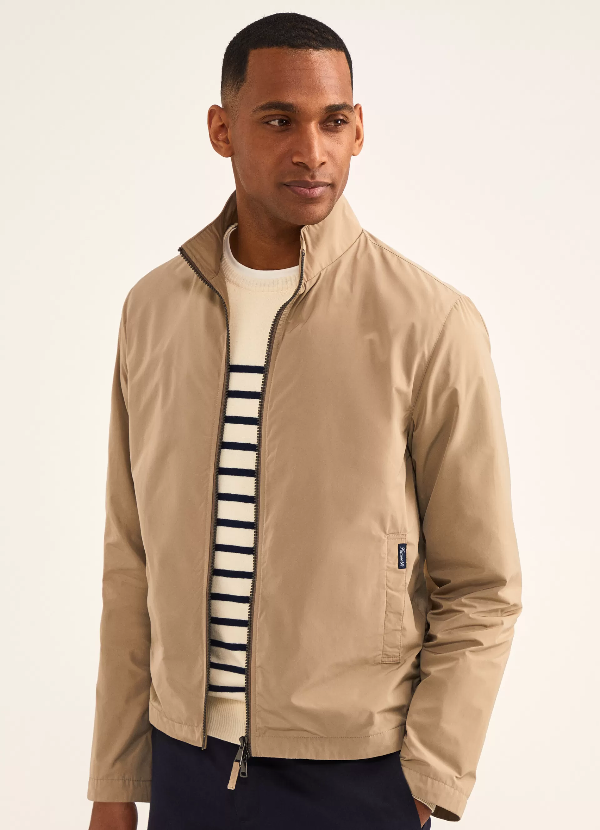 Manteaux Et Blousons>Façonnable Veste Coupe-Vent Light Beige