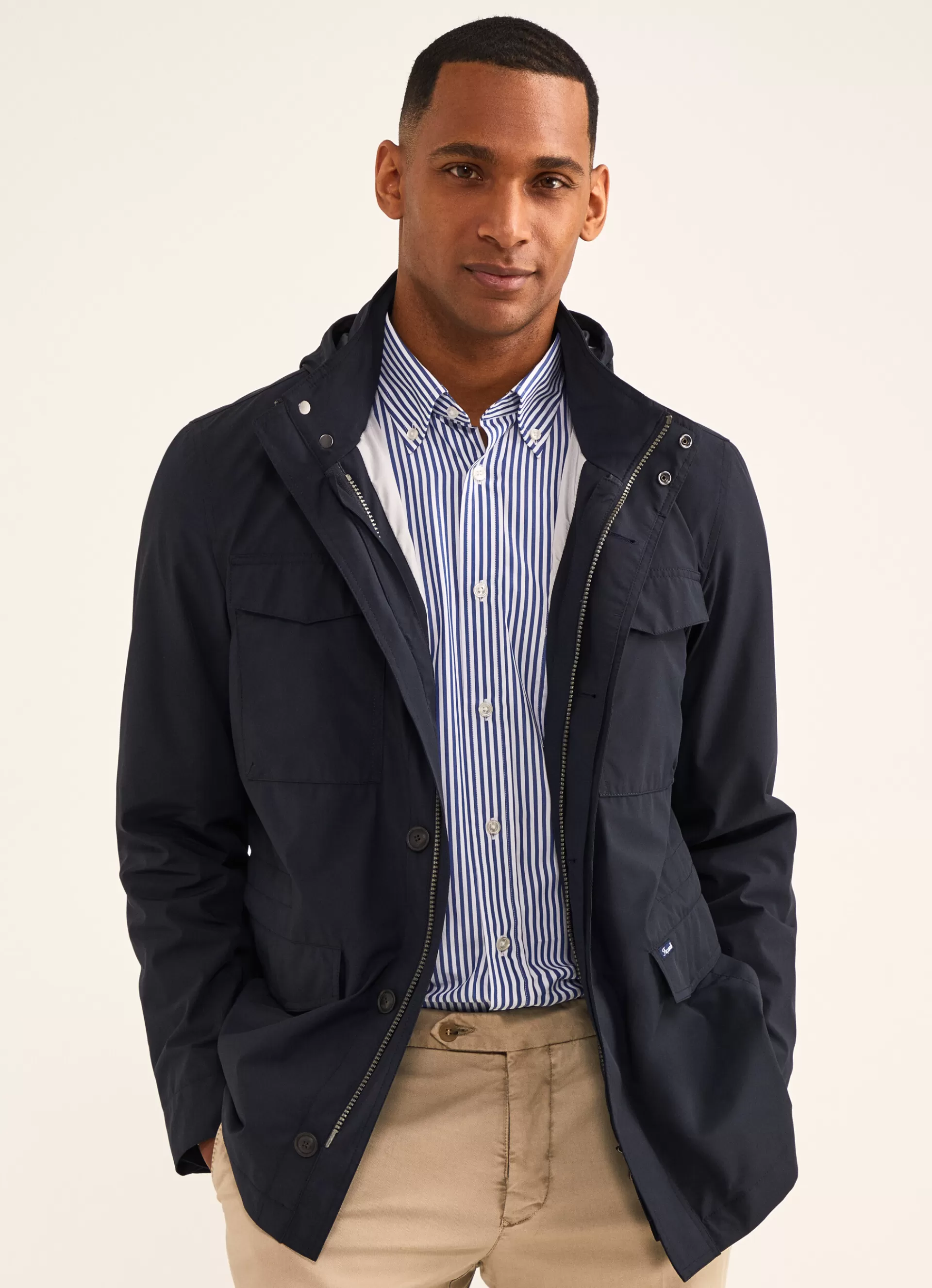 Manteaux Et Blousons>Façonnable Veste De Terrain Marine