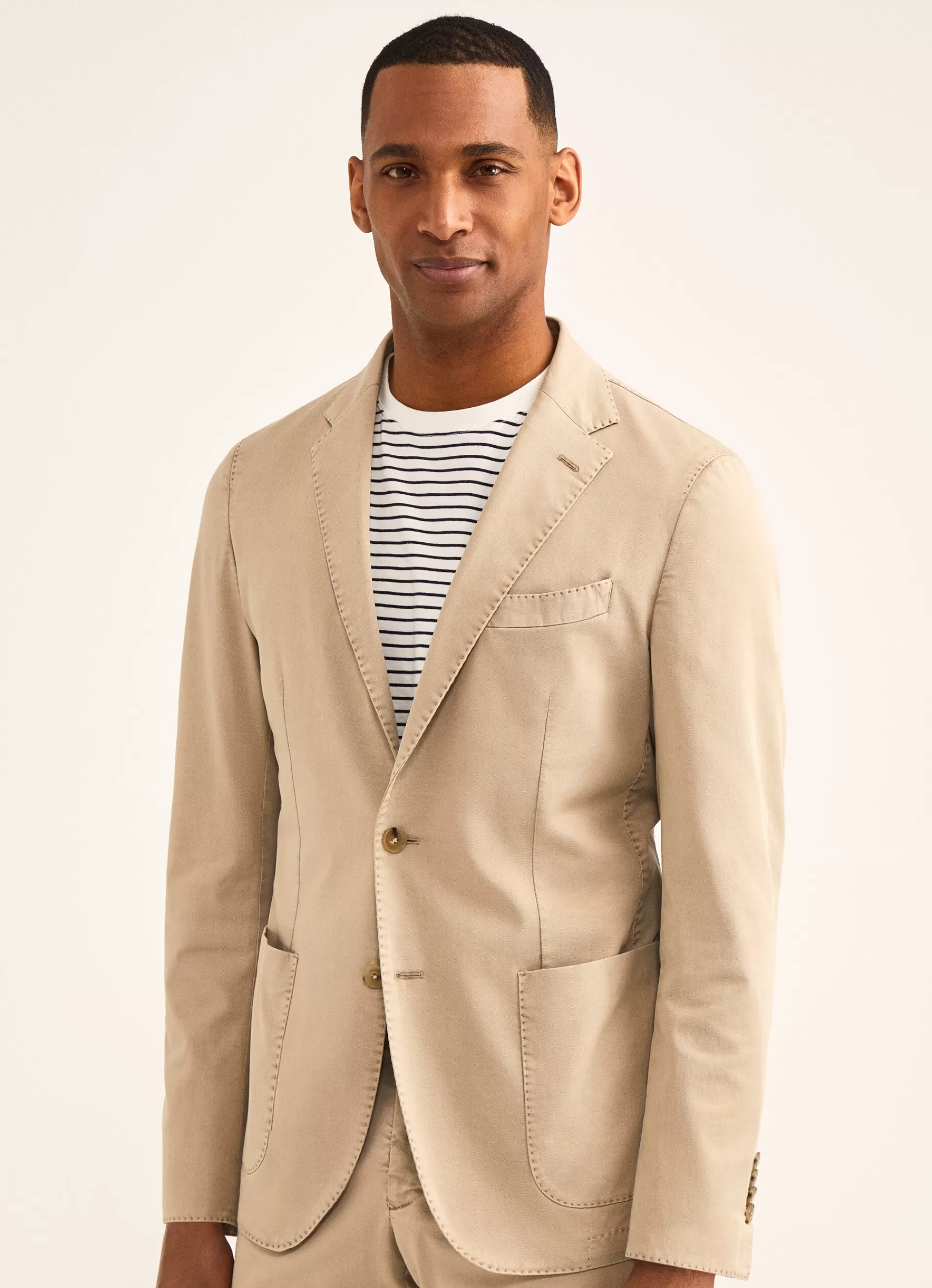 Manteaux Et Blousons>Façonnable Veste En Coton Light Beige