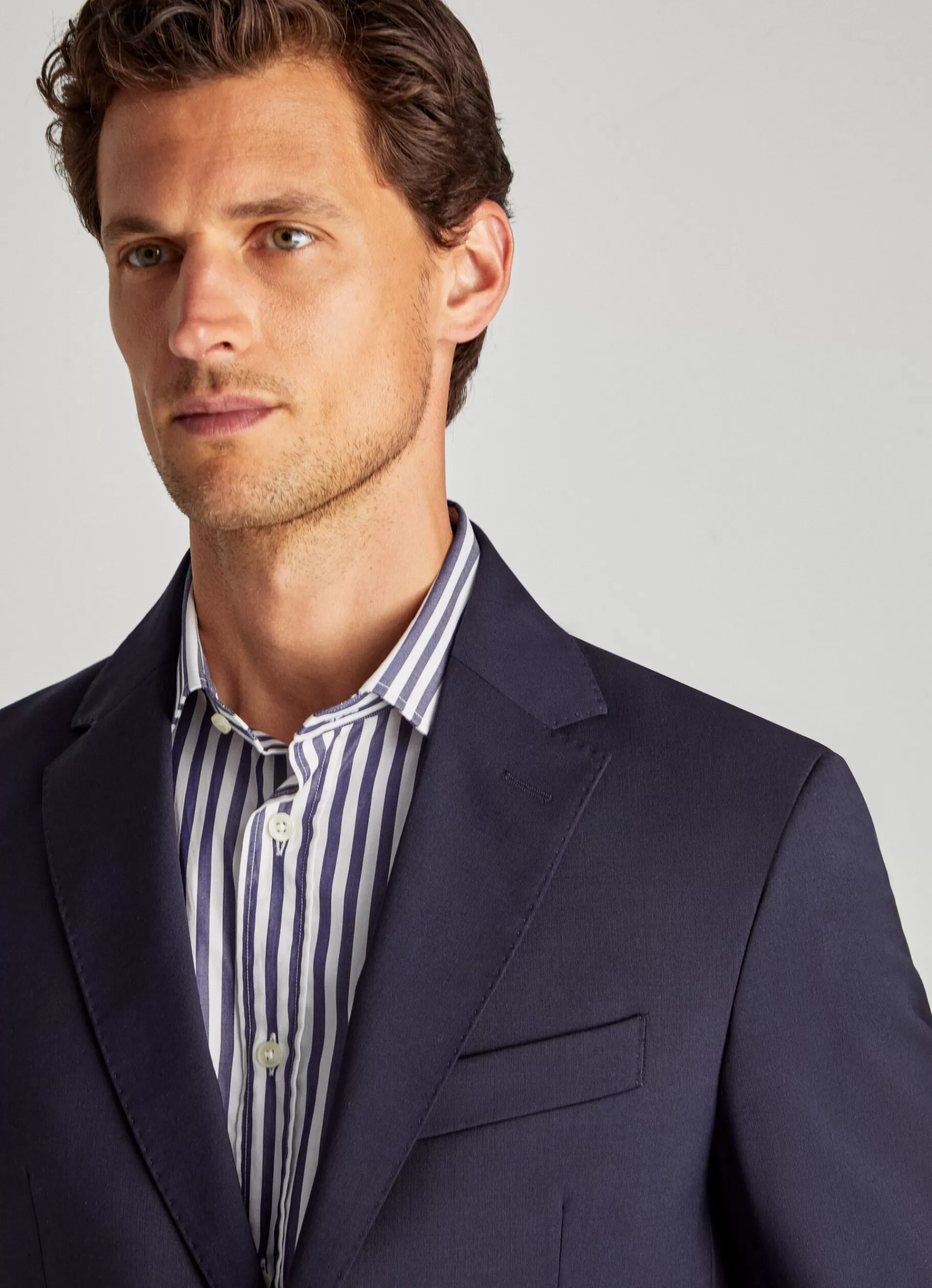 Blazers>Façonnable Veste En Laine Marine