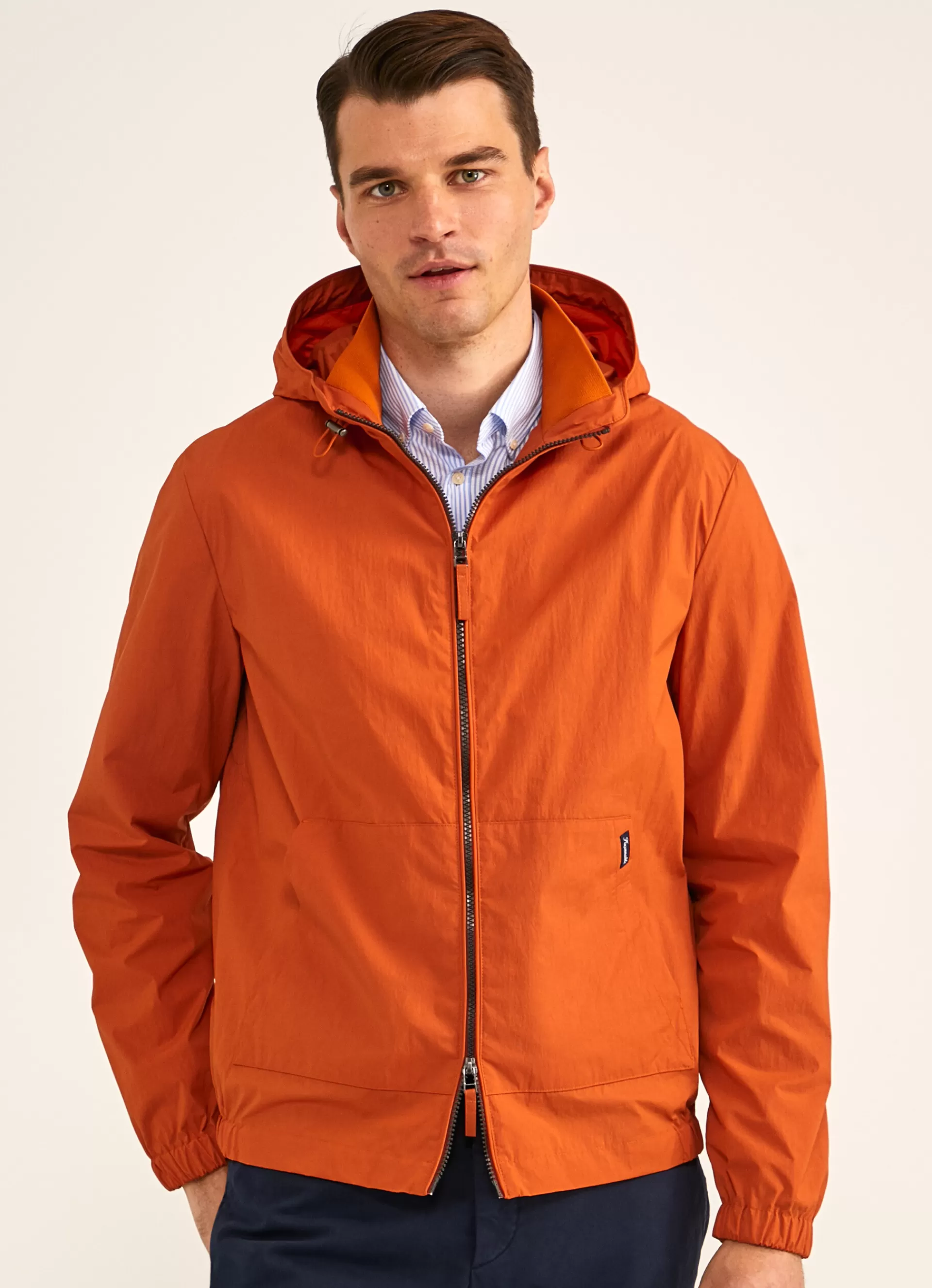 Manteaux Et Blousons>Façonnable Veste Impermeable Et Coupe-Vent Pop Orange